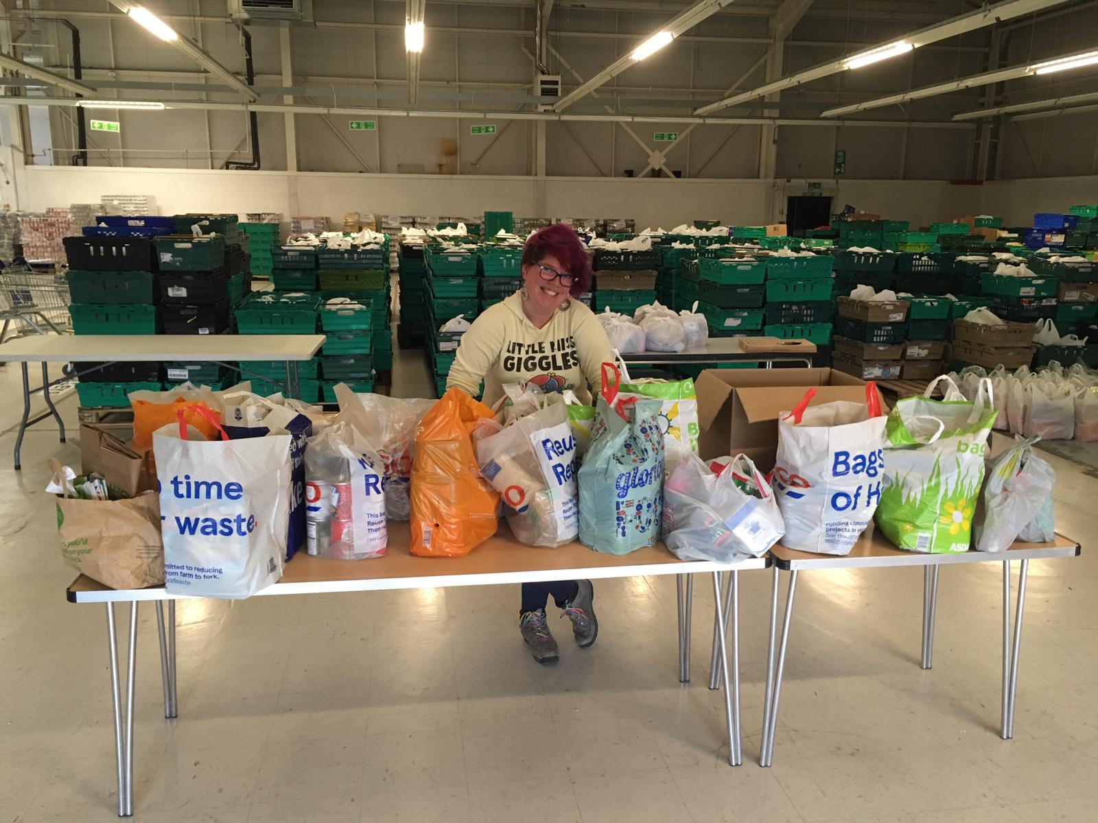 power of one - 2 - volunteer at table